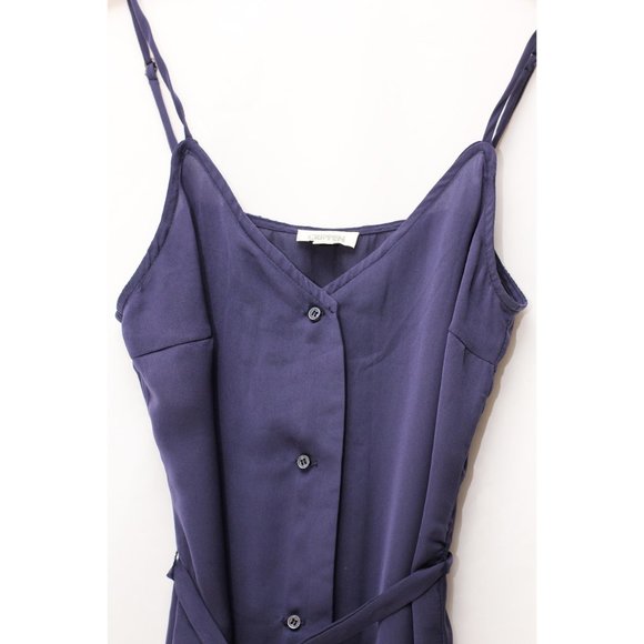 CRIPPEN LA NAVY BUTTON UP DRESS - Picture 3 of 6